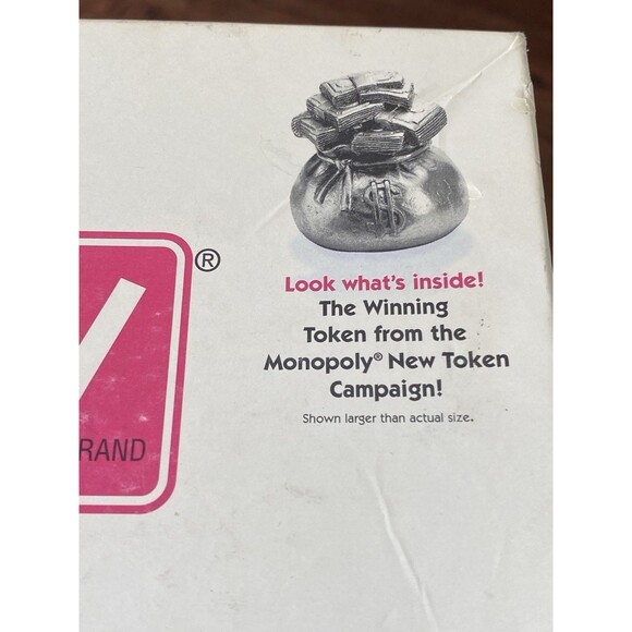 1998 Monopoly Board Game Parker Brothers w/ New Moneybag token Some Parts Unused - Picture 3 of 16